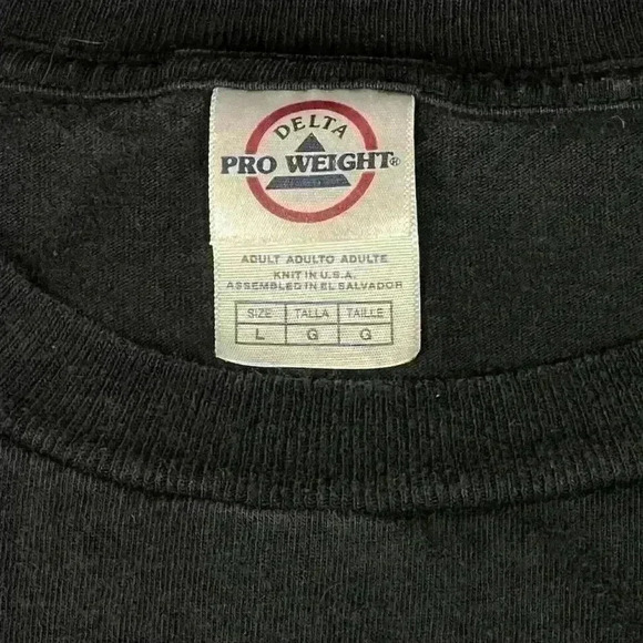 Vintage y2k legend of zelda triforce symbol ocarina of time black t-shirt Large - Picture 4 of 4